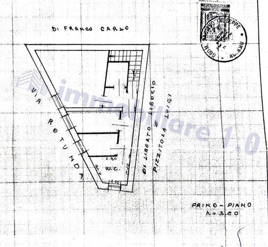 Casa indipendente vicolo Rotunda, 13, Alcamo - planimetria 1