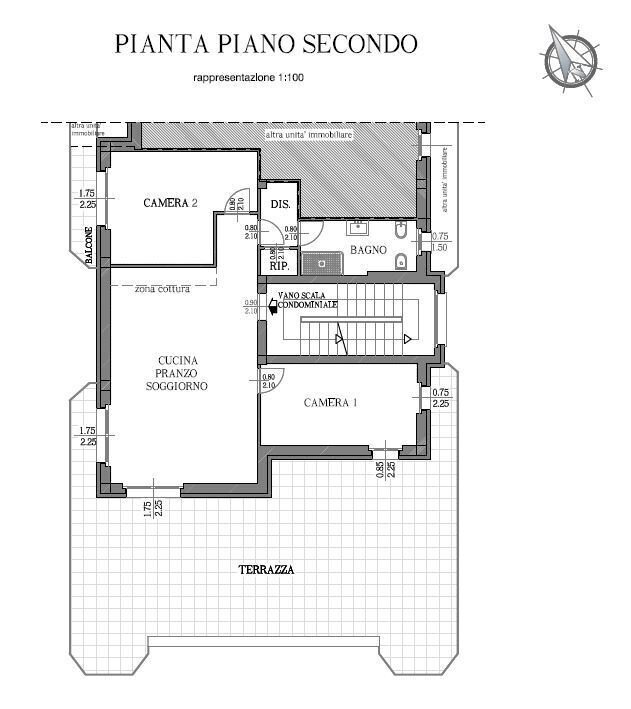 P2.JPG - Trilocale Rovato - planimetria 1