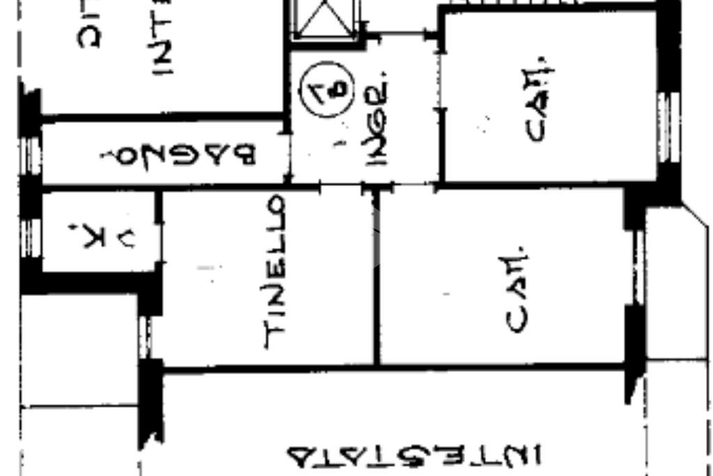 Trilocale Via stazione, None - planimetria 1