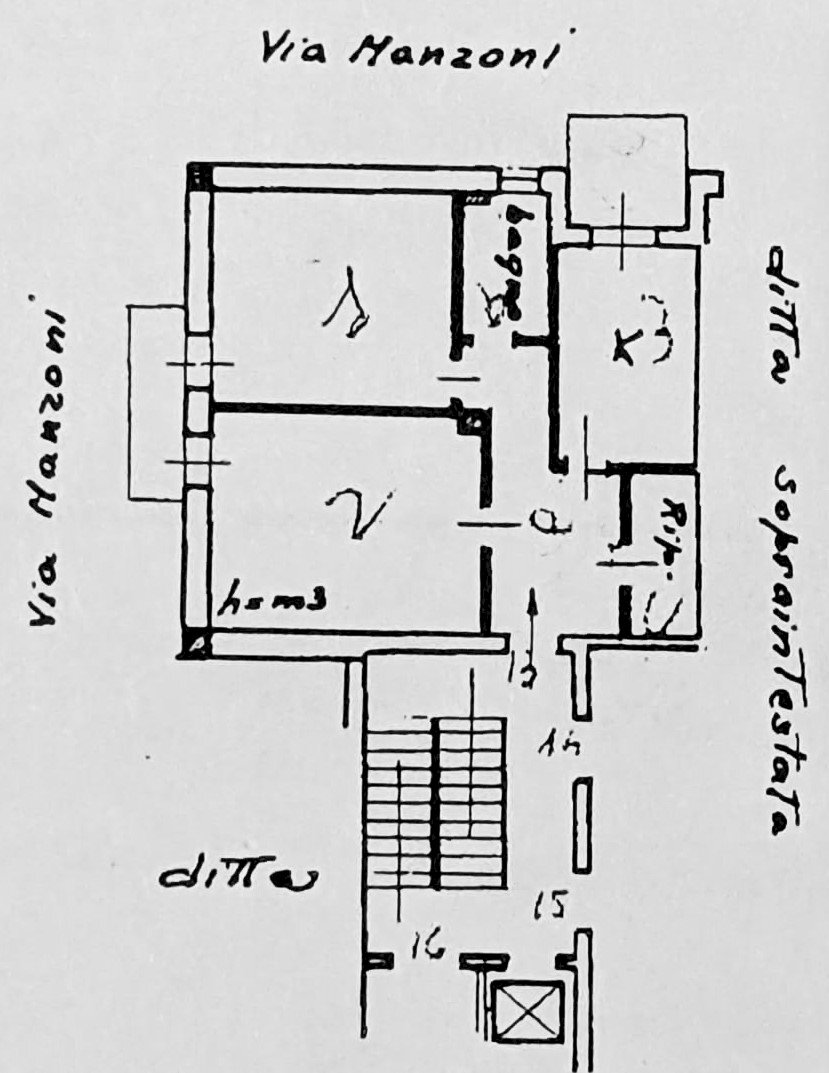 Bilocale Via Alessandro Manzoni, 6, Ascoli Satriano - planimetria 1