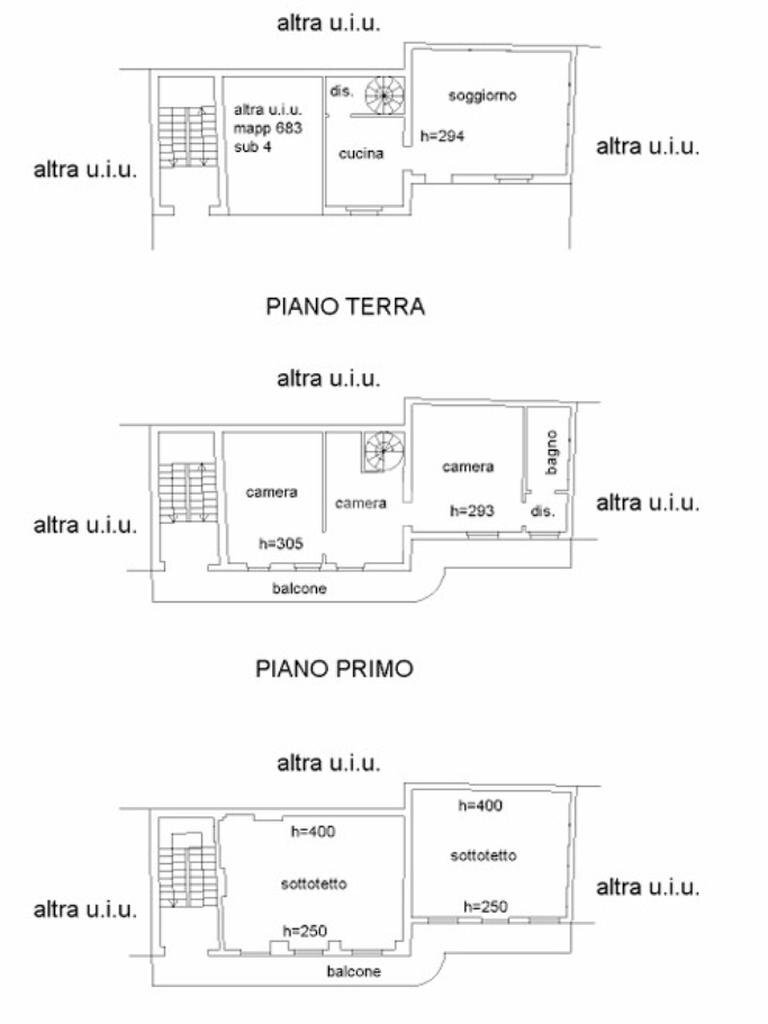 Casa semi indipendente Via Roma, Cameri - planimetria 1