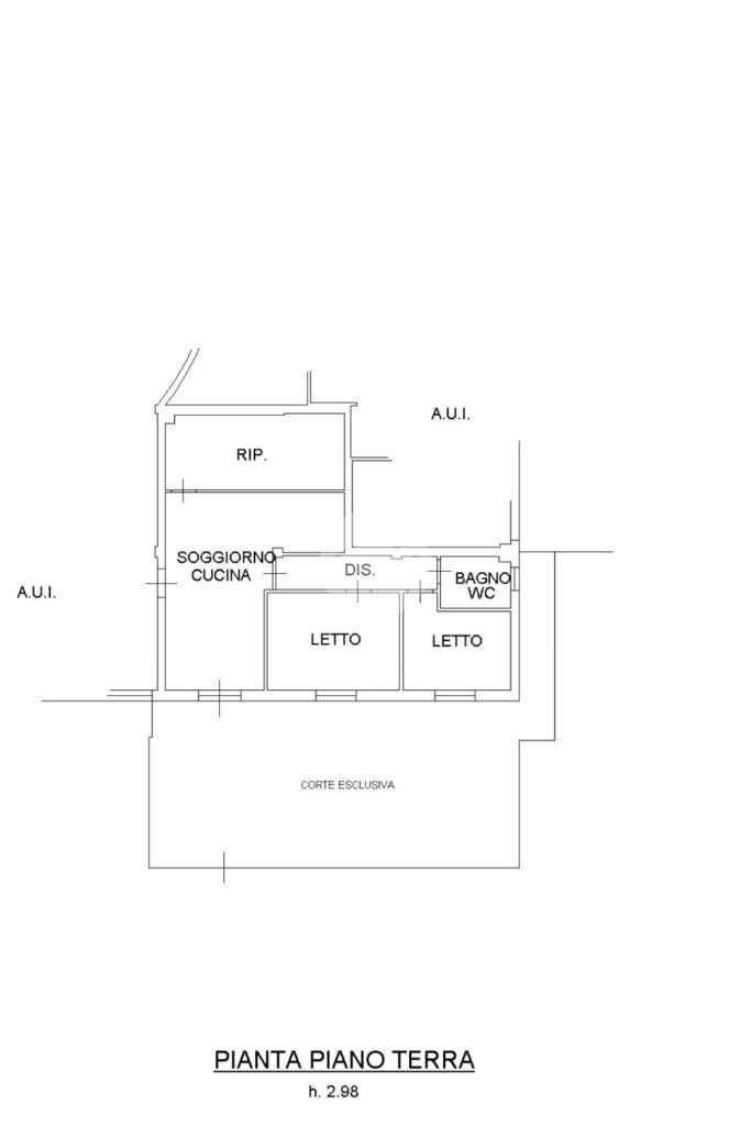 Three-room apartment Via Vesuvio, Cervia - floor plans 1