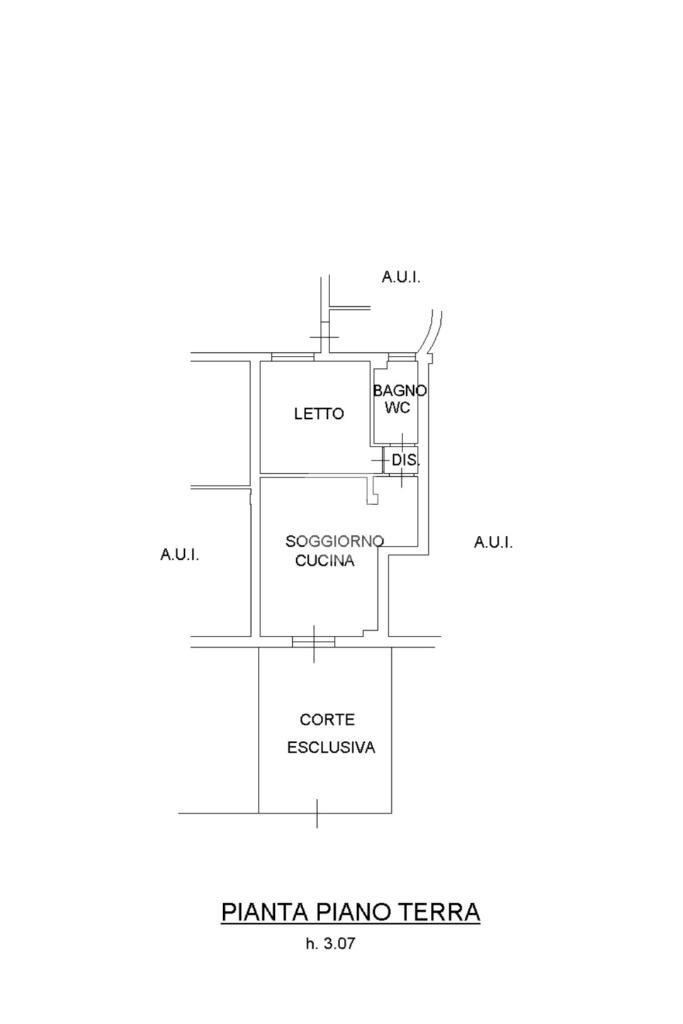 Three-room apartment Via Vesuvio, Cervia - floor plans 1