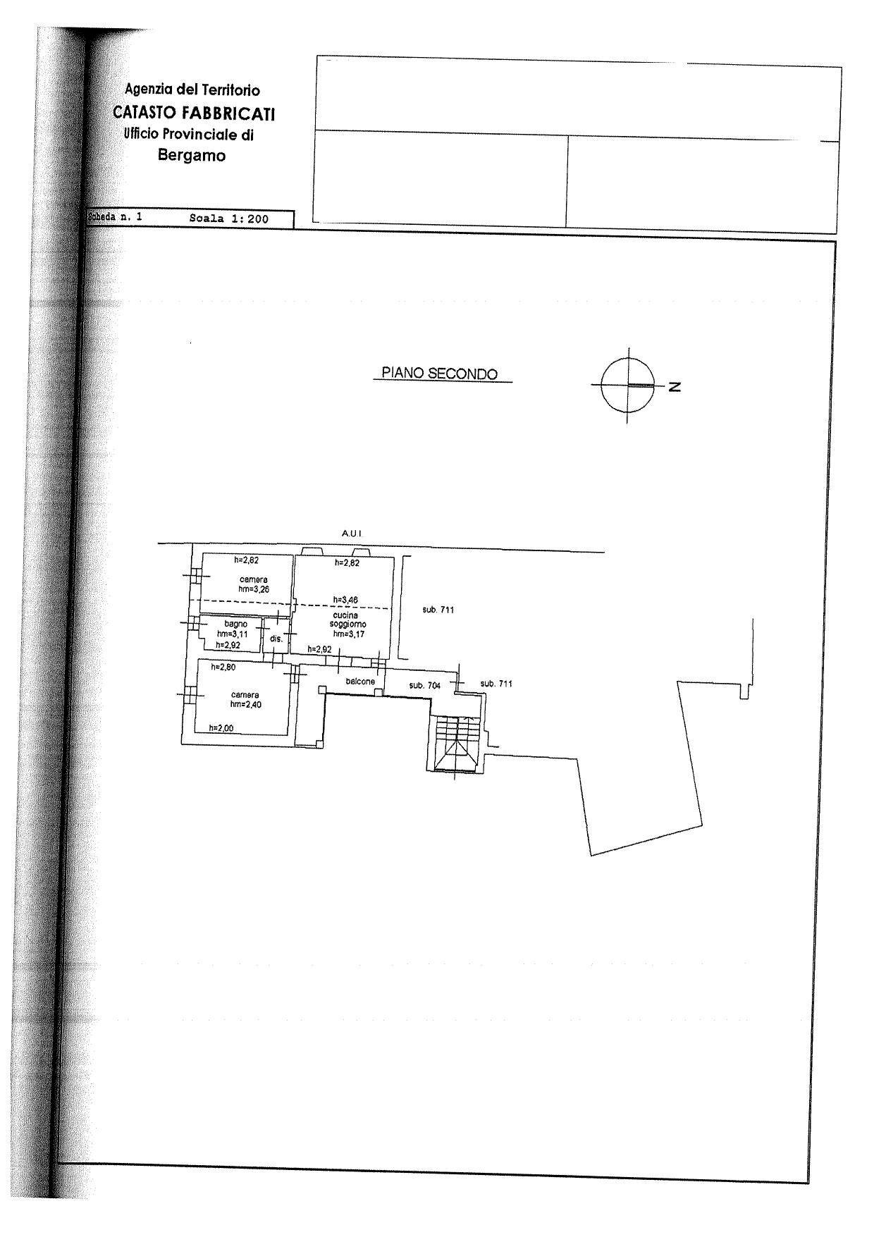 Foto 11 - Three-room apartment via 4 novembre, Filago - floor plans 1