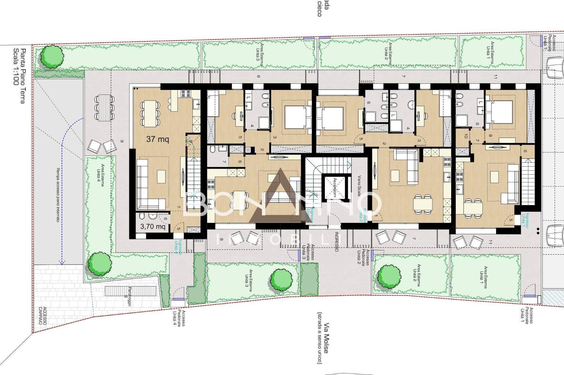 Foto 23 - Appartamento BORGO TREVISO, Castelfranco Veneto - planimetria 1