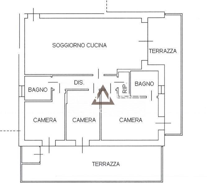 Foto 5 - Quadrilocale Via Puglia, Castelfranco Veneto - planimetria 1