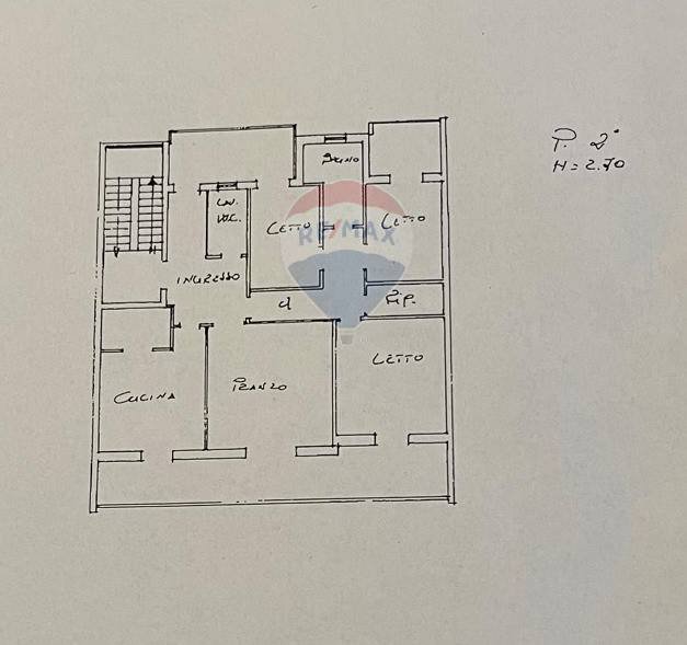 Planimetria 2D - Appartamento Via Calabria
 
8, Campi Salentina - planimetria 1