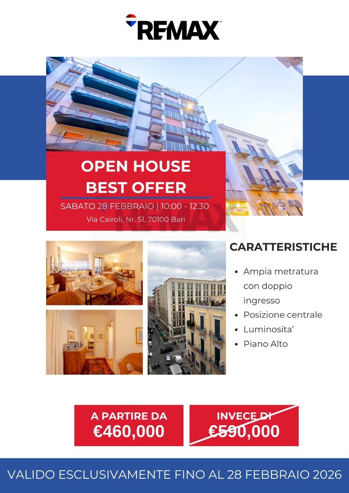 Certificato di energia - Appartamento Via Cairoli
 
51, Bari - foto 1