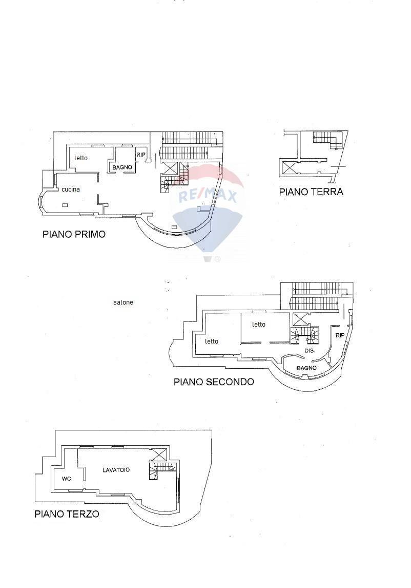 Pianta 2D - Casa indipendente Matera - planimetria 1