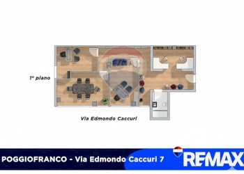 Pianta 3D - Ufficio Via Edmondo Caccuri
 
7, Bari - foto 8