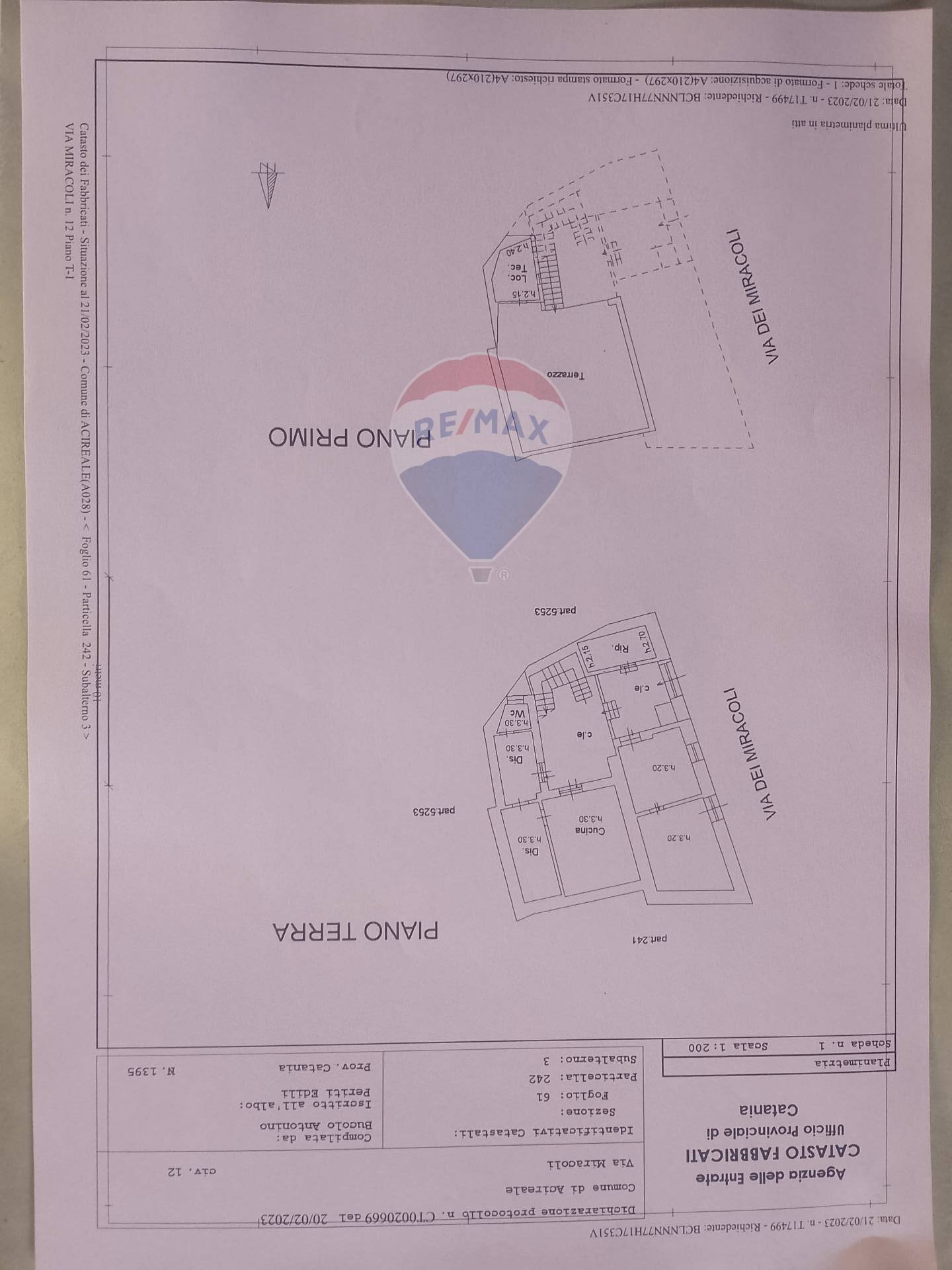 Pianta 2D - Independent house Via Miracoli
 
12, Acireale - floor plans 1
