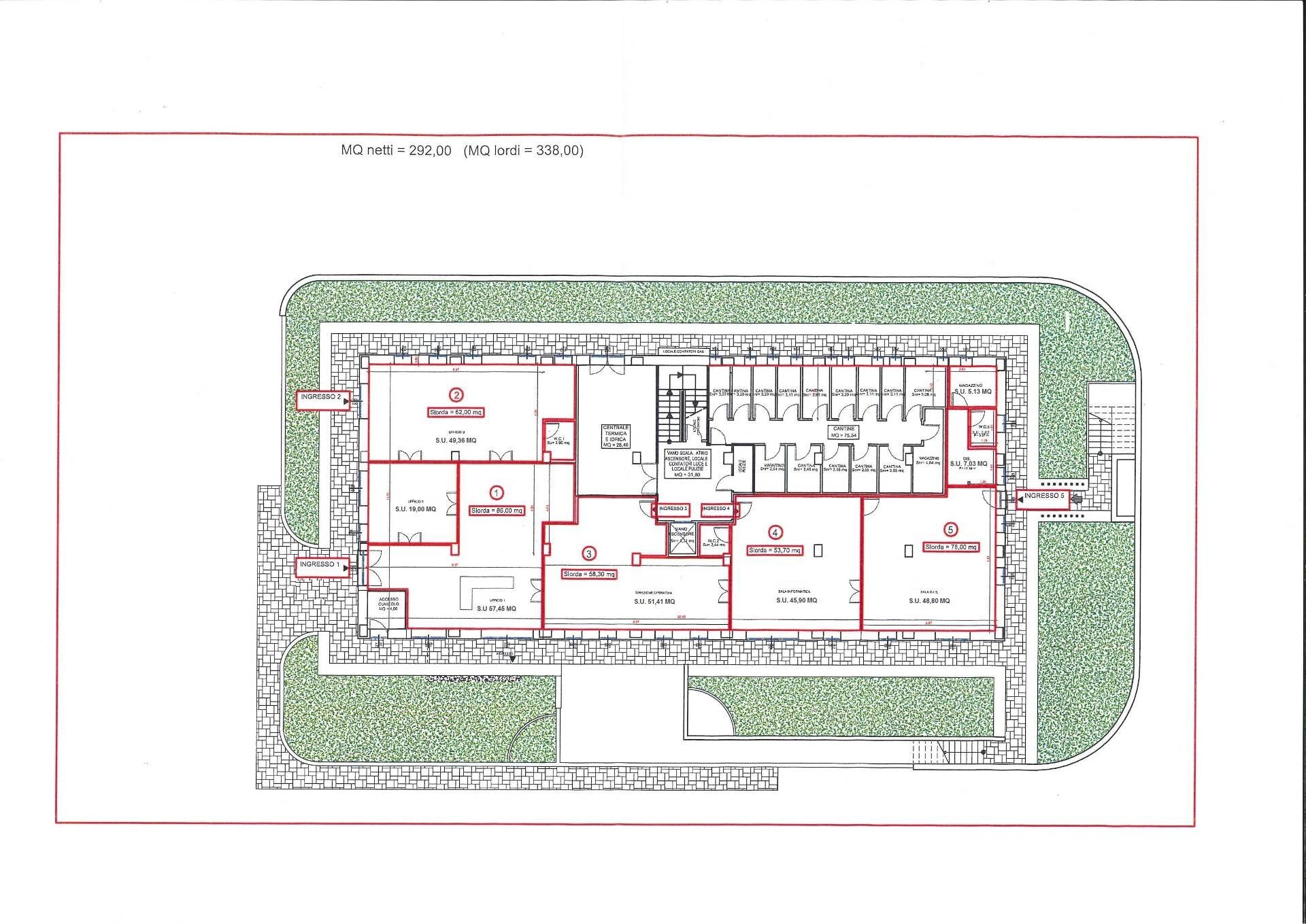 Pianta 2D - Office Via Porta Napoli
 
16, L'Aquila - floor plans 1