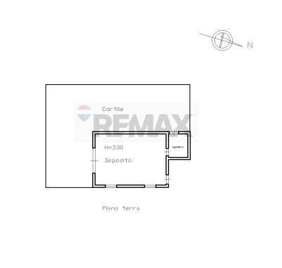 Pianta 2D - Rustico Contrada Montesano Piano Pozzi - Vaccaria, Modica - planimetria 1