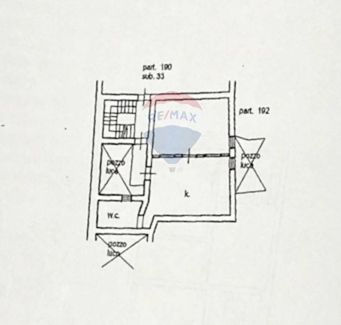 Pianta 2D - Two-room apartment Via San Francesco D'Assisi
 
52, Trapani - floor plans 1