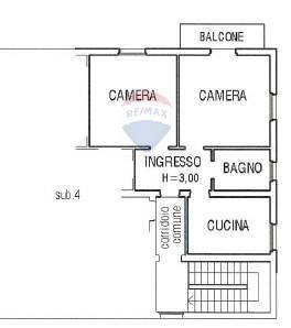 Pianta 2D - Bilocale via giuseppe ricci oddi
 
34, Piacenza - planimetria 1