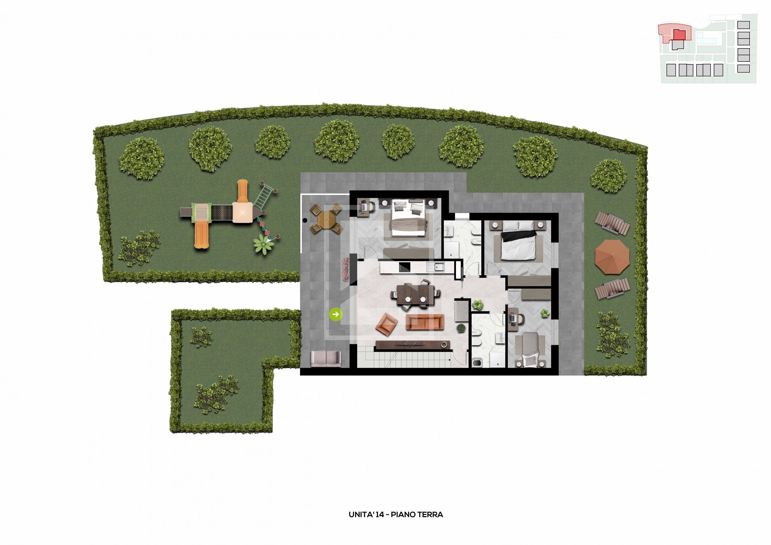 Foto 15 - Casa semi indipendente VIA FORTE FENILAZZO
 
4, Castelnuovo del Garda - planimetria 1