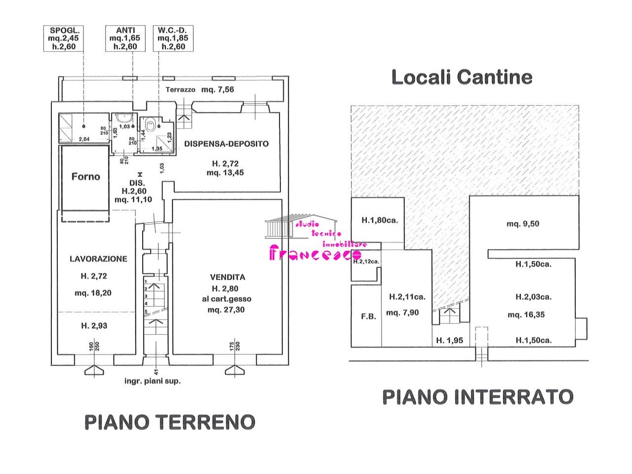 Foto 2 - Commercial Activity Piazza delle Cure, Firenze - floor plans 1