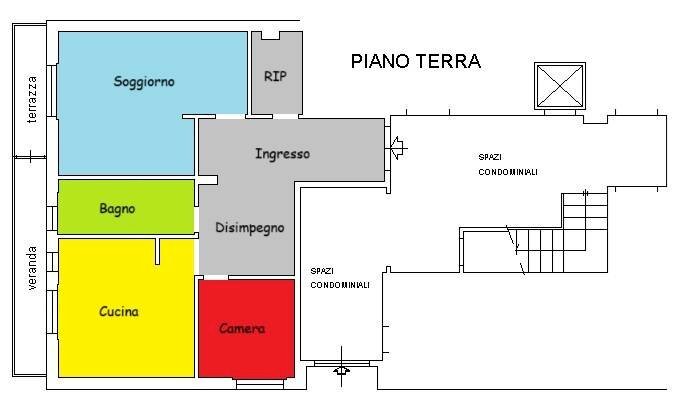 Foto 9 - Three-room apartment Via Vincenzo Monti, Sesto Fiorentino - floor plans 1