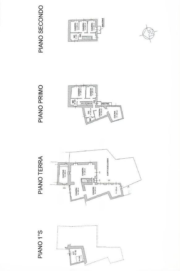 Rustico Frazione Salogni, Fabbrica Curone - planimetria 1