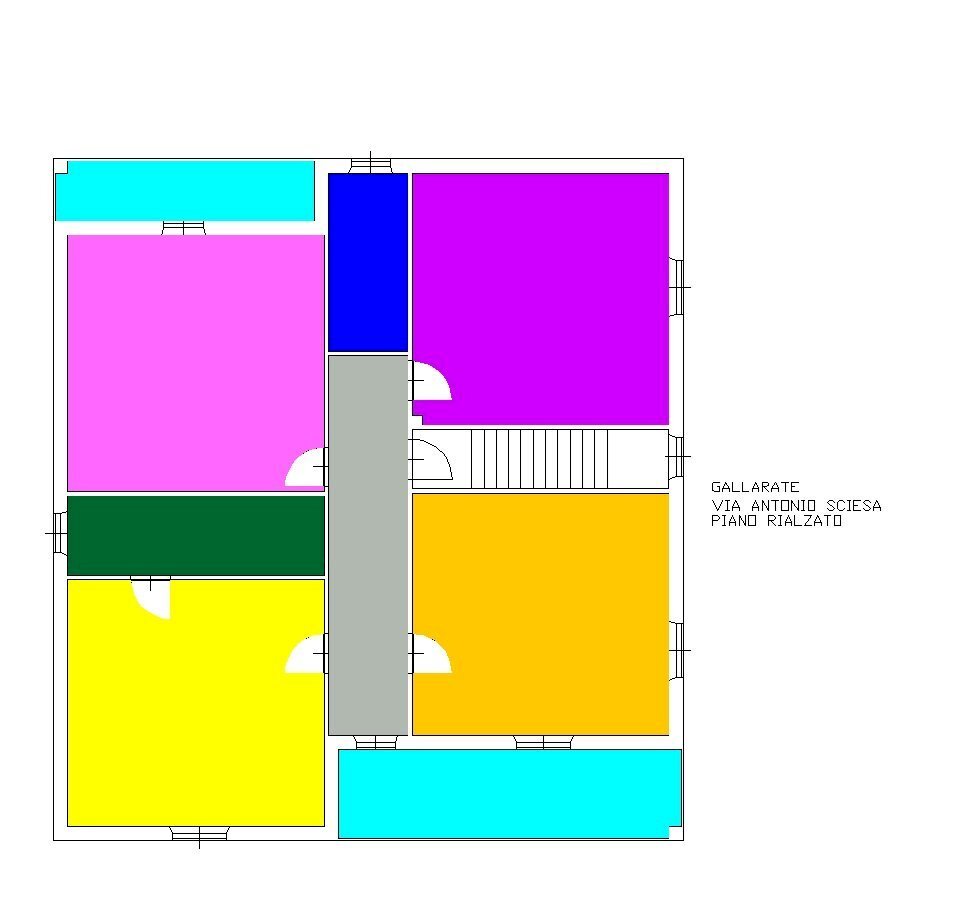Villa via Bellinzona, 22, Gallarate - floor plans 1