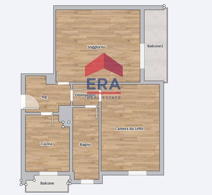 Foto 16 - Bilocale viale Italia
 
30, Corsico - planimetria 1