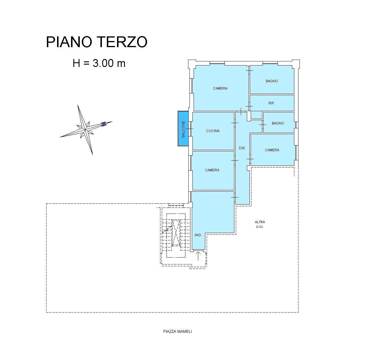 Foto 35 - Four-room apartment Piazza Mameli, Imperia - floor plans 1