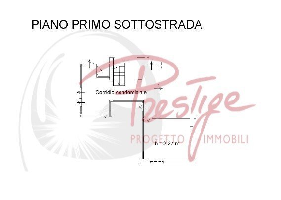 Three-room apartment via Montepertico, La Spezia - floor plans 1