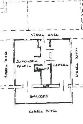 Quadrilocale via Roma, 39, Fenestrelle - planimetria 1