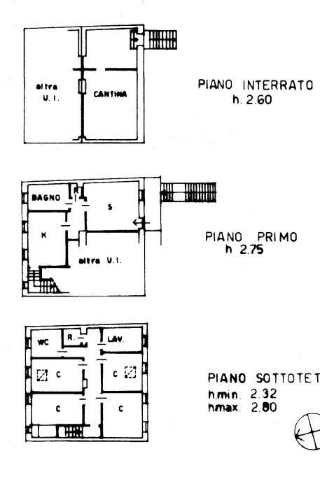 Apartment Moncucco Torinese - floor plans 1