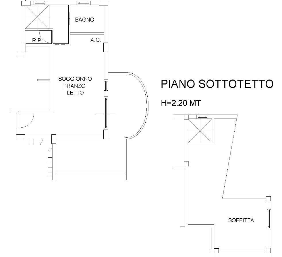 Foto 17 - Two-room apartment via lombardia
 
1, Guidonia Montecelio - floor plans 1
