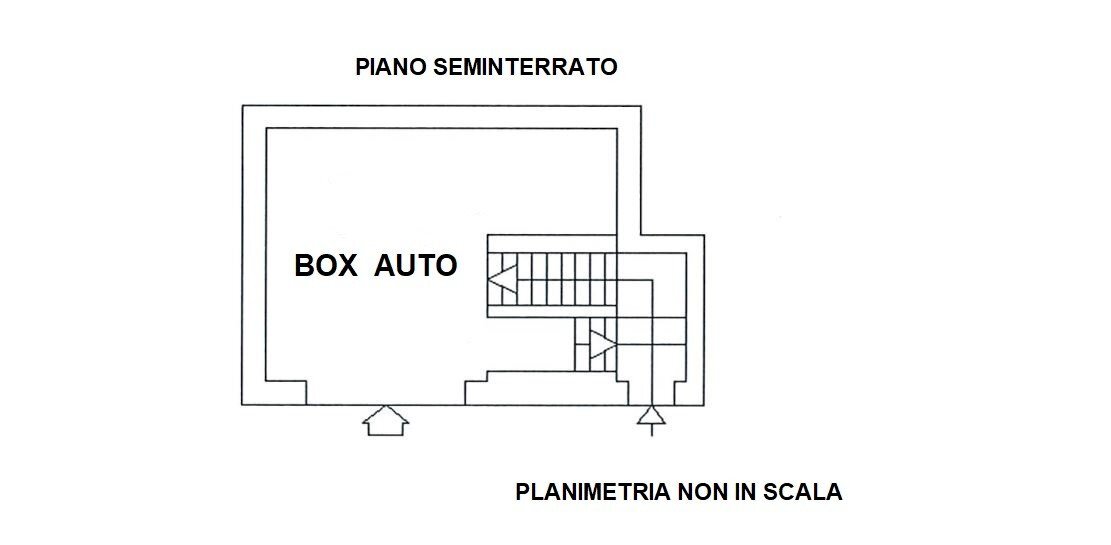 Casa indipendente via Villanuova, Canelli - planimetria 1