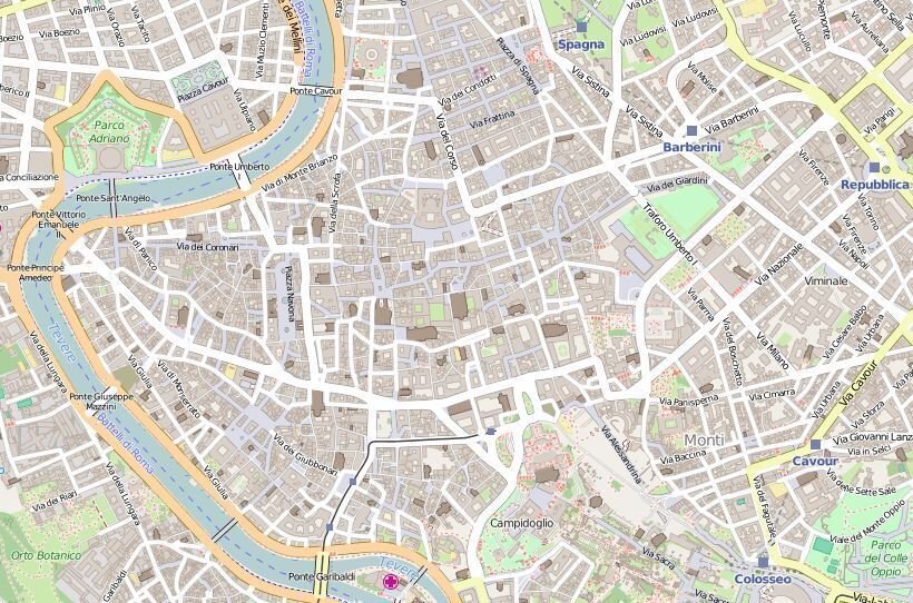 Centro_Storico_Roma.jpg - Hotel - Accommodation facility Roma - floor plans 1