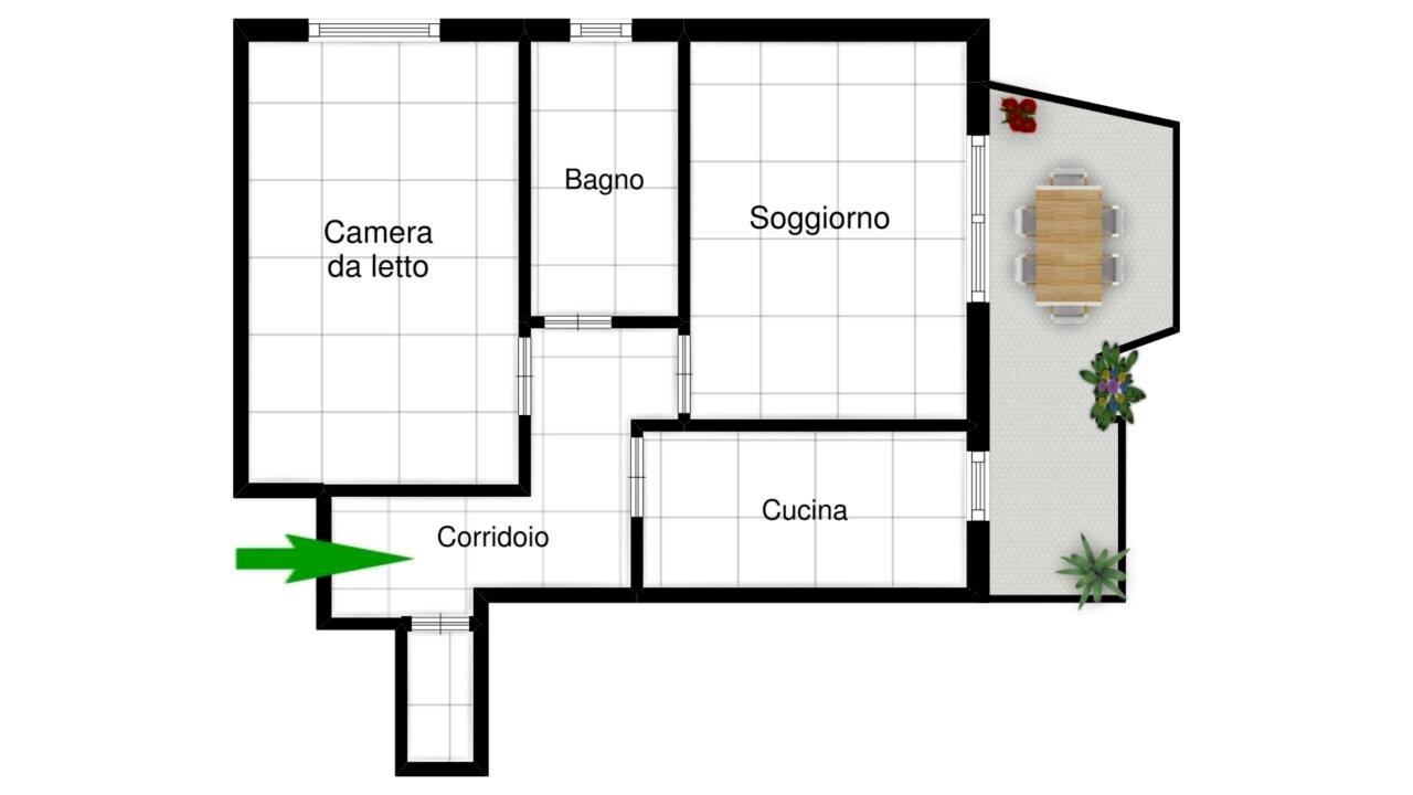 44baf8f8719d0bbaa01055f775f1aa0d8377075f.jpg - Trilocale Via del Molinello 26, Rapallo - planimetria 1