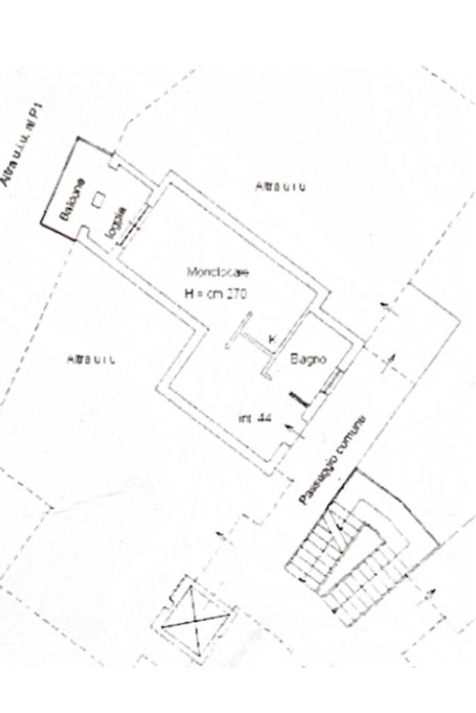 Monolocale Via Aurelia, Vado Ligure - planimetria 1