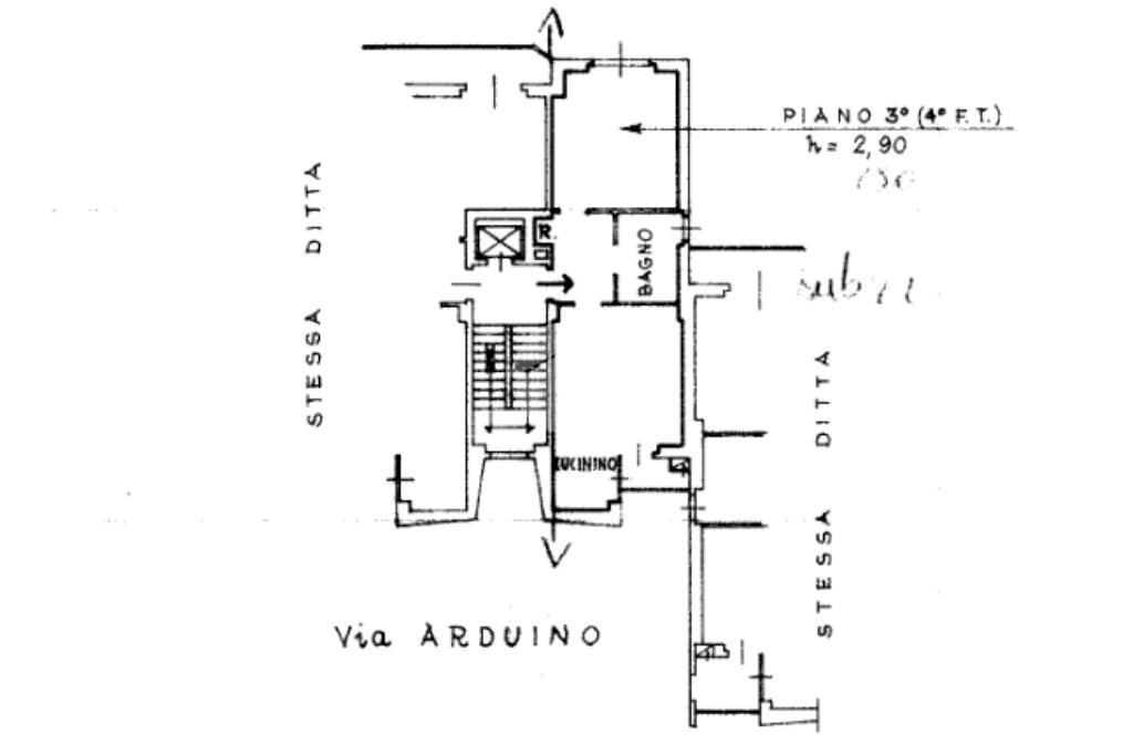 Two-room apartment Grugliasco, Grugliasco - floor plans 1