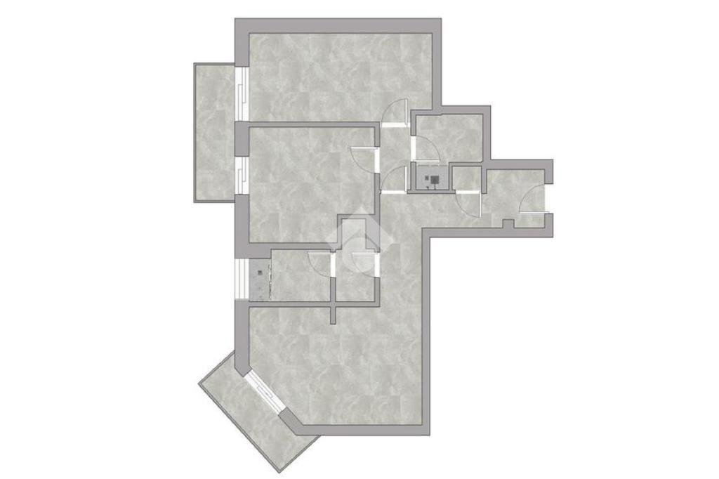 Trilocale Via D'Annunzio, Milano (zona Ticinese) - planimetria 1