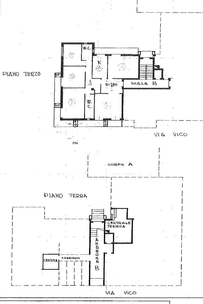 Appartamento Via Gian Battista Vico, Novara - planimetria 1