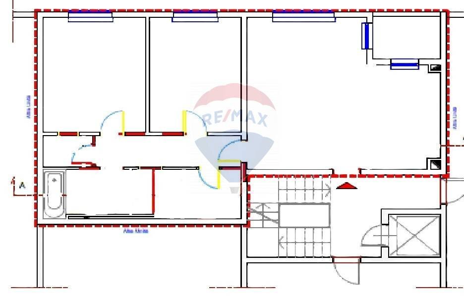 Pianta 2D - Three-room apartment Via Dei Missaglia
 
37, Milano - floor plans 1