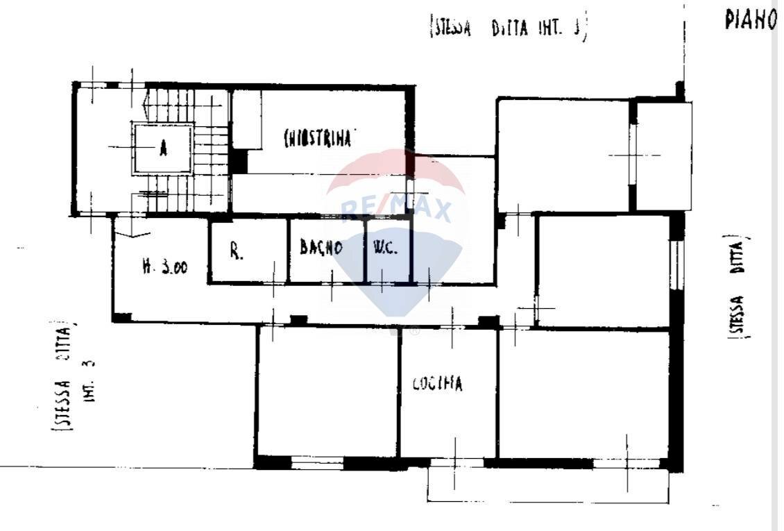 Pianta 2D - Appartamento via trieste, Chiavari - planimetria 1