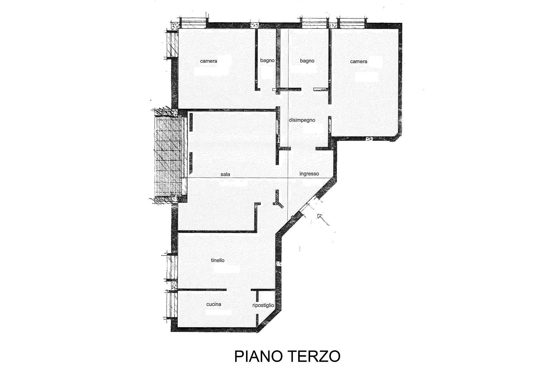 Foto 21 - Quadrilocale Via Corridoni, Pesaro - planimetria 1