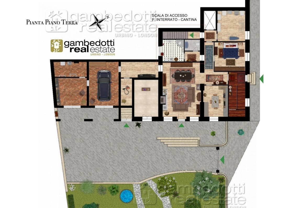 Piano Piano Terra - Villa Cagli - floor plans 1