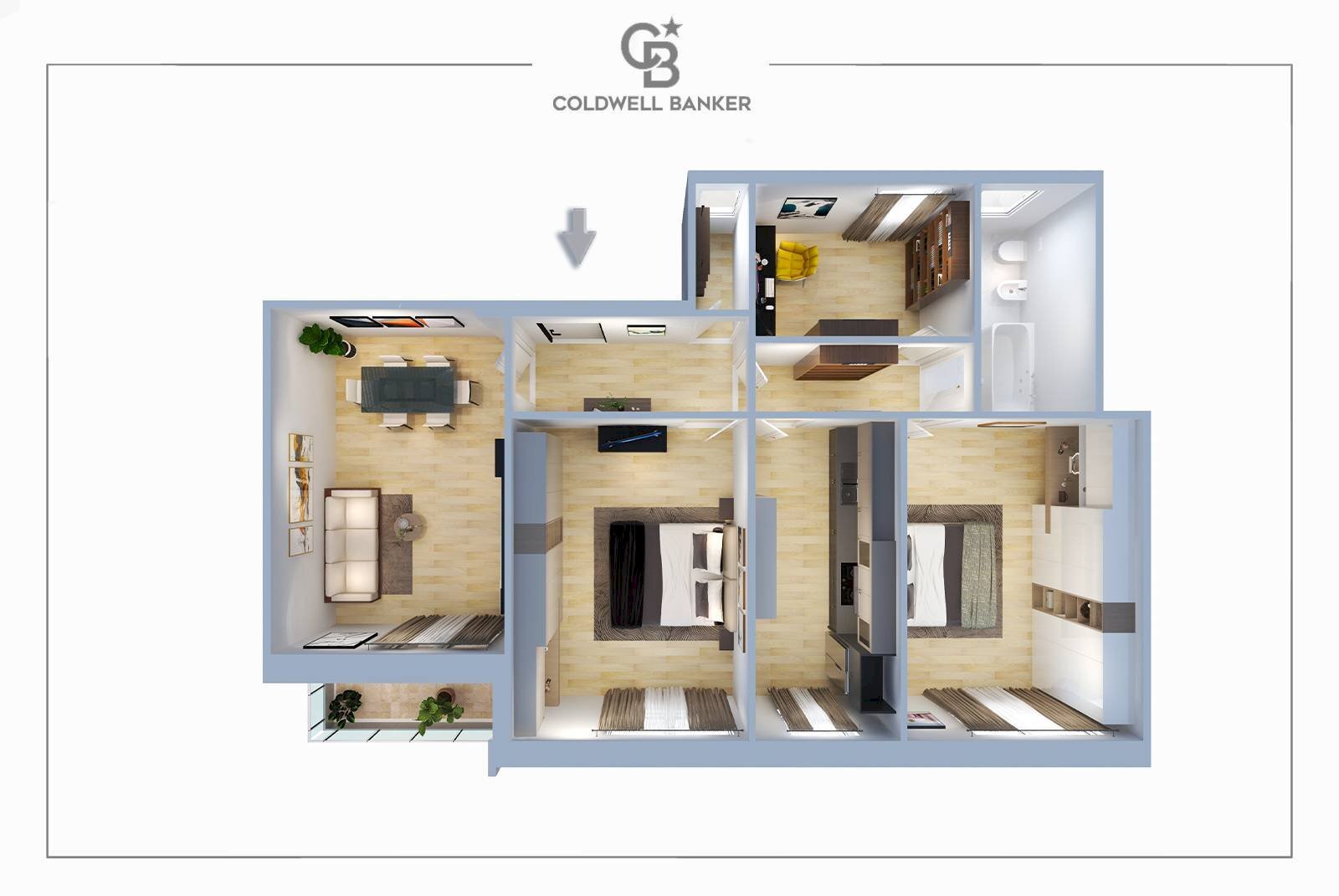 Foto 23 - Quadrilocale Piazza Leonardo Da Vinci
 
1, Ciampino - planimetria 1