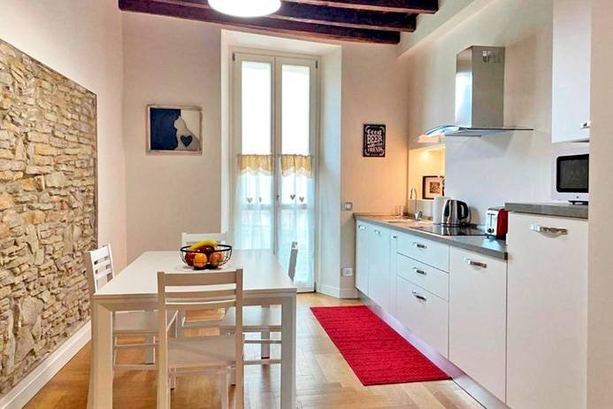 Cucina - Bilocale via Pignolo, Bergamo - foto 1