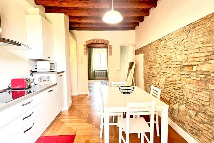 Cucina - Bilocale via Pignolo, Bergamo - foto 2