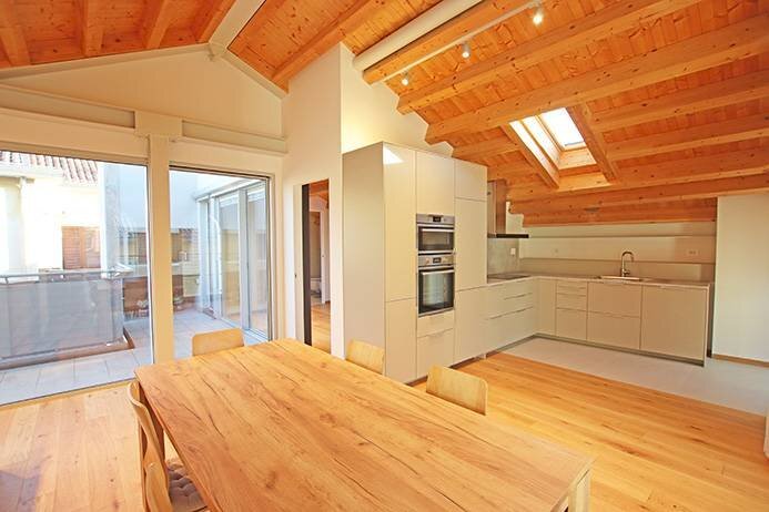 Cucina - Attico via borgo palazzo, Bergamo - planimetria 1