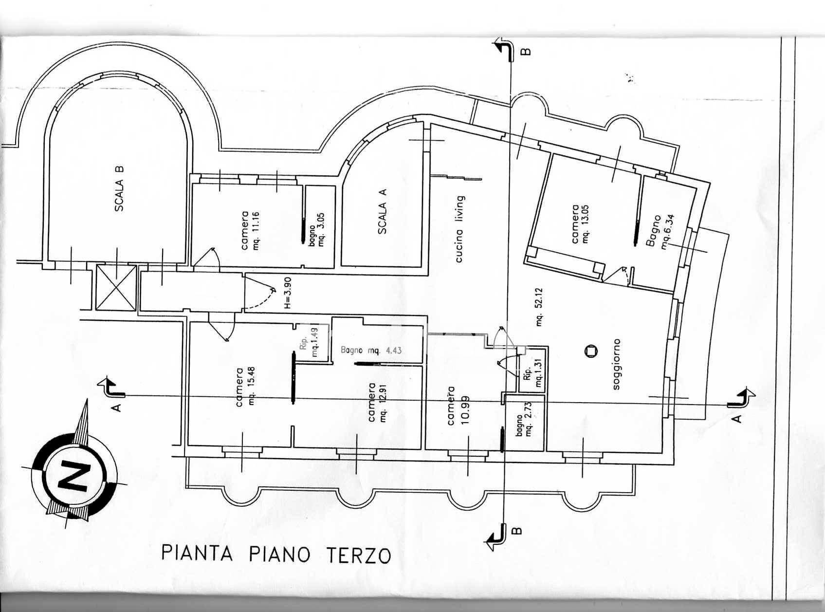 Foto 46 - Appartamento Corso Giacomo Matteotti, Siracusa - planimetria 1