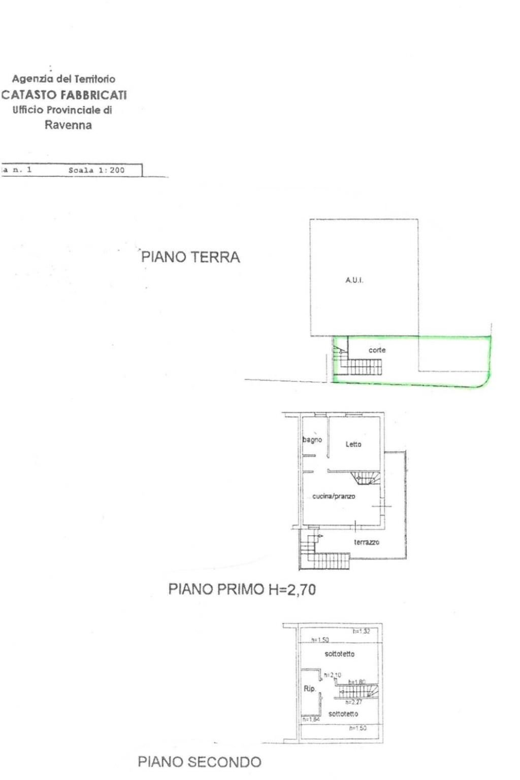 Quadrilocale via Valle Agosta, Ravenna (zona Porto Corsini) - planimetria 1
