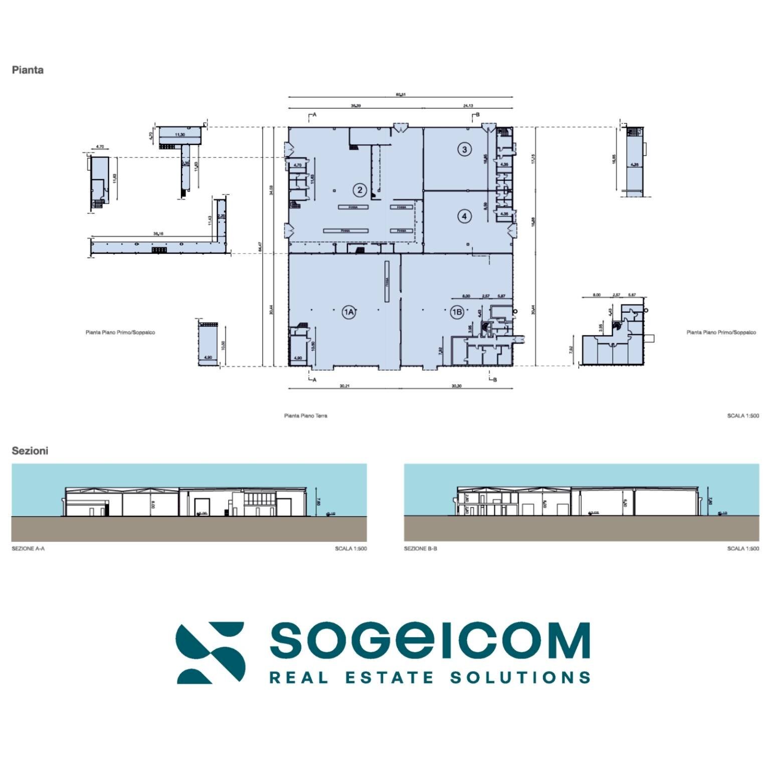 Capannone via Principale, 139, Casier - planimetria 1
