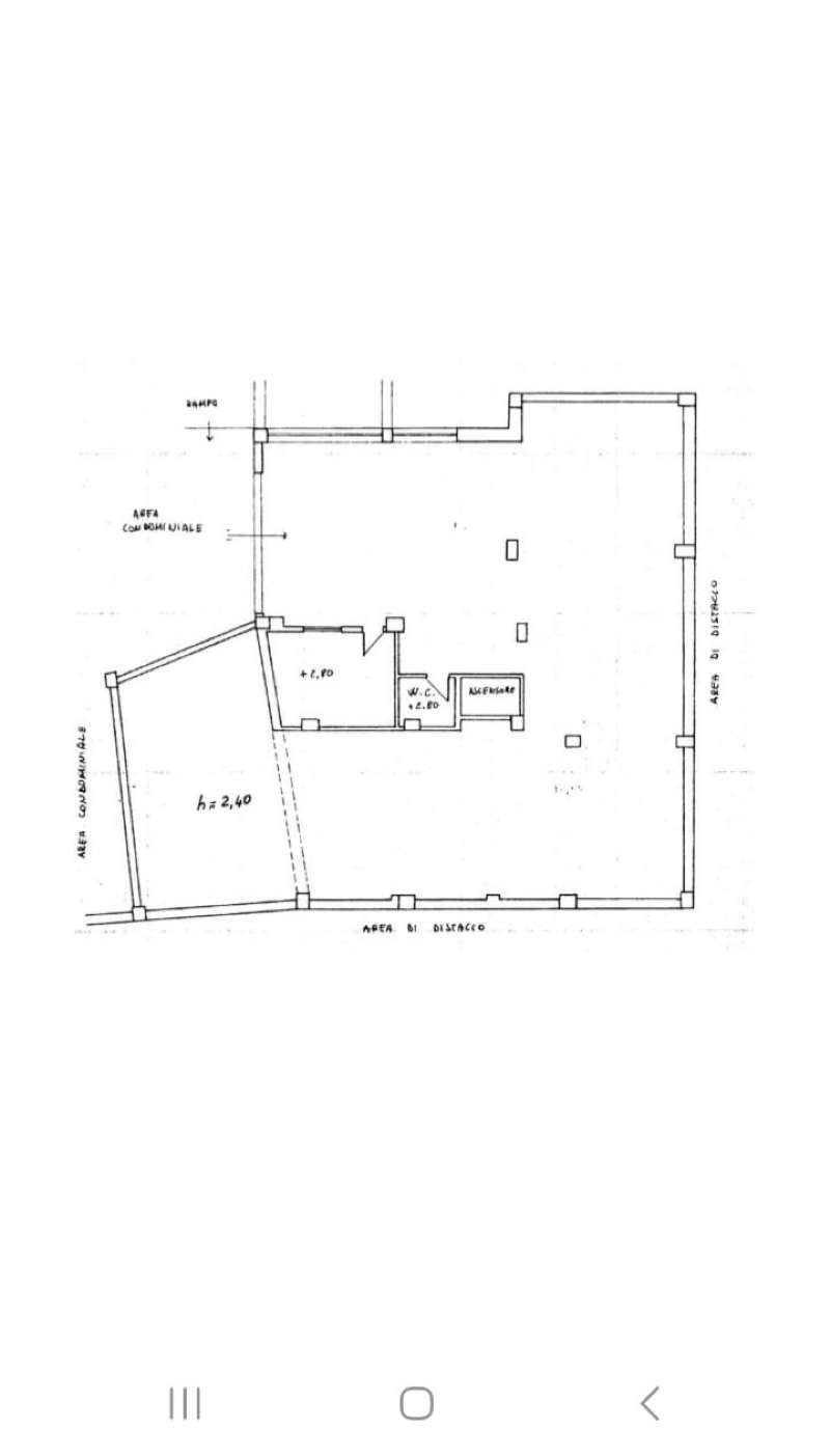 planimetria - Capannone via luigi alessandro parravicini, Roma - planimetria 1