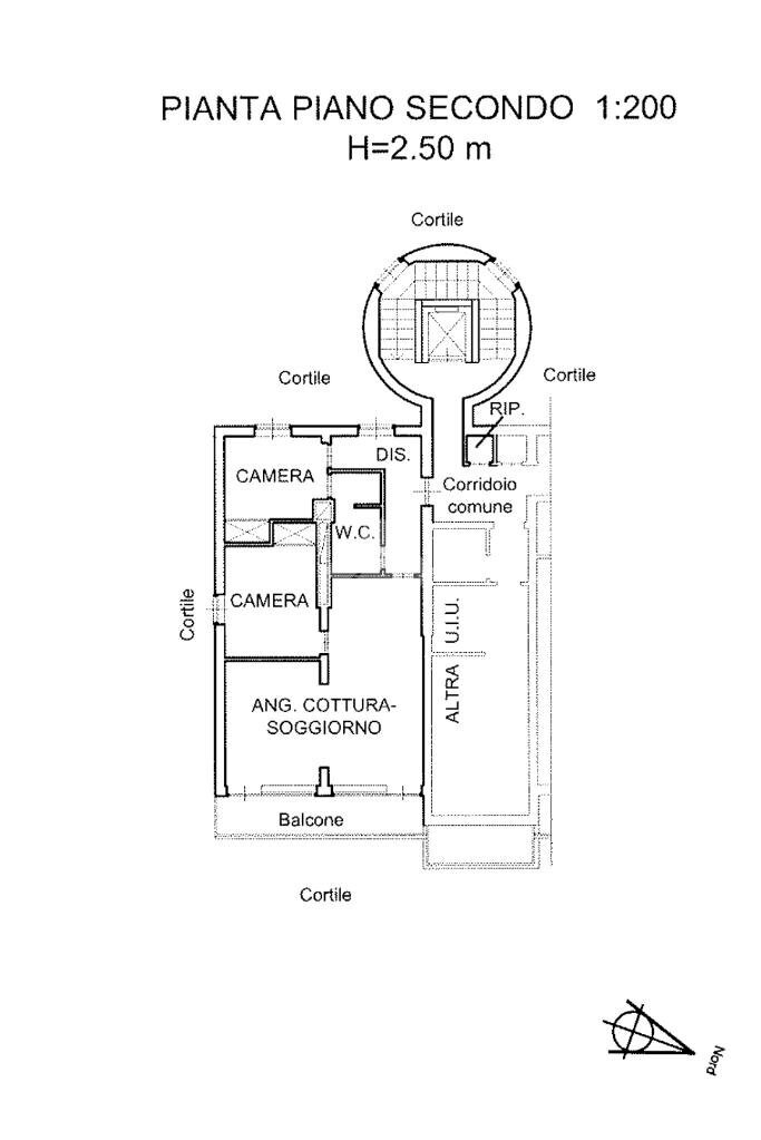 Three-room apartment Via del Colle, Sestriere - floor plans 1